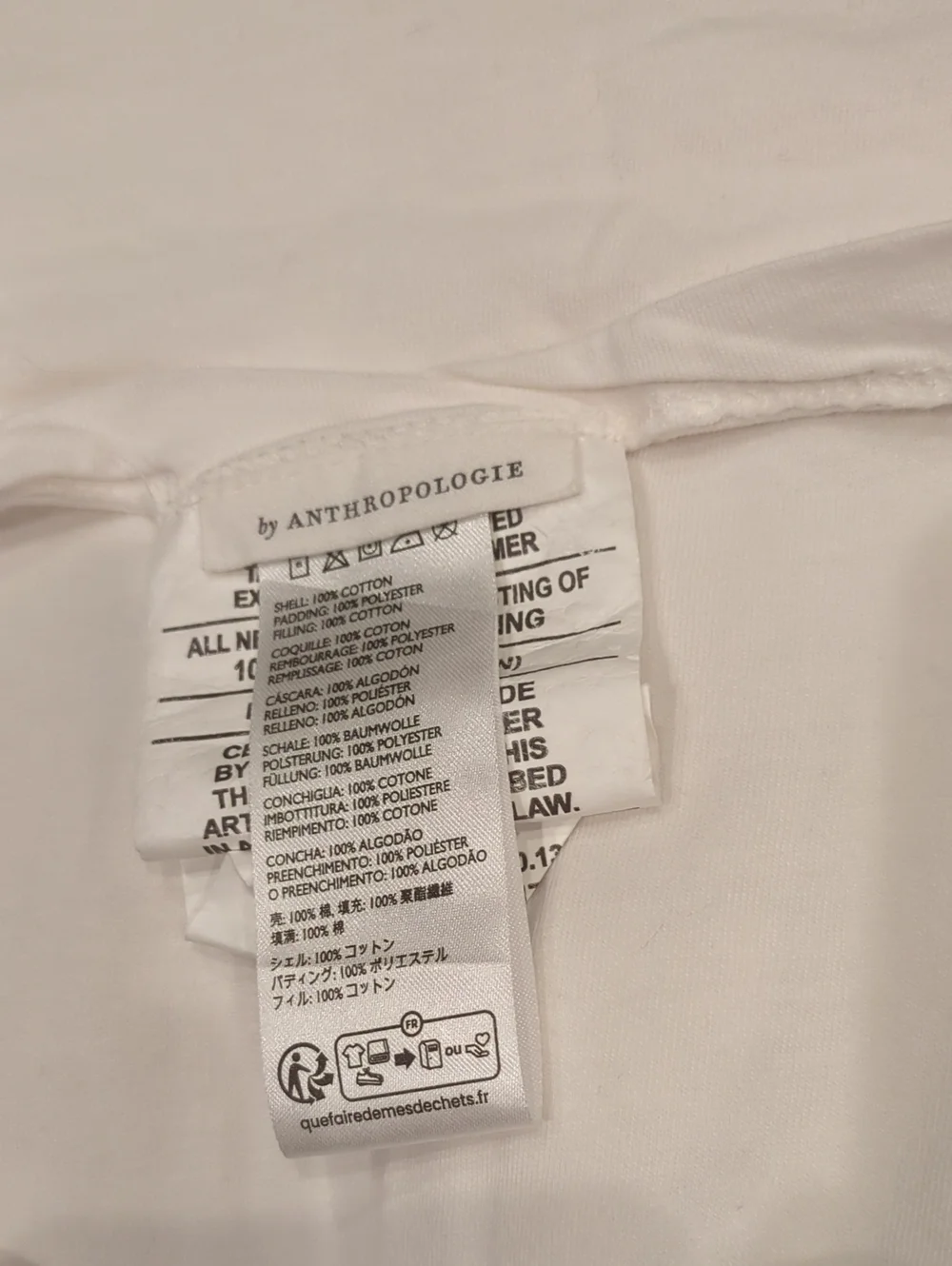 2 Anthropologie Dahlia 100% Cotton Jersey Floral Quilt Pillow Cases